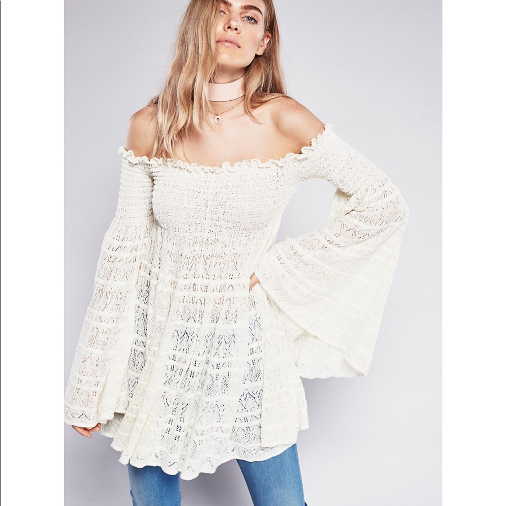 Free People Free Flow Peasant Top never worn
